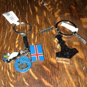 2 keychains from Iceland.